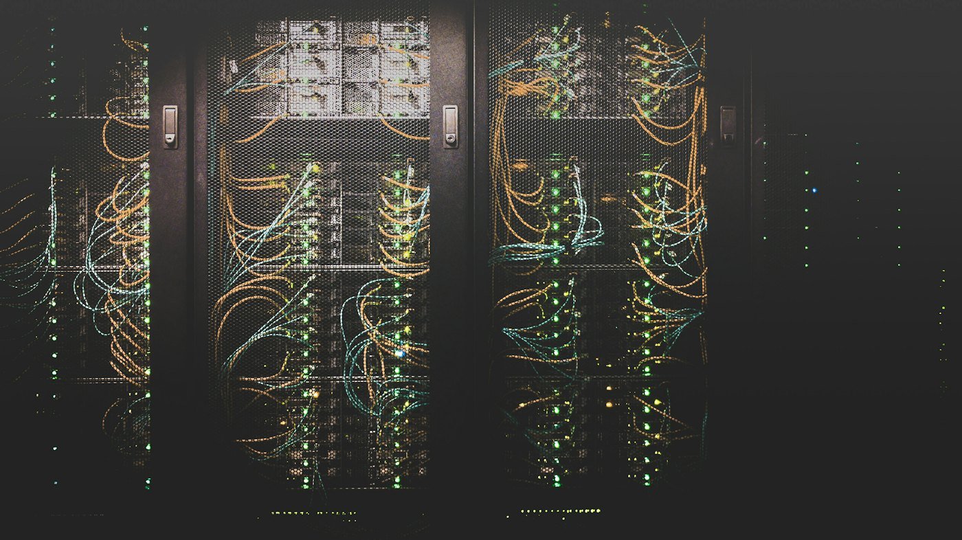 Network cabinets with organised cabling